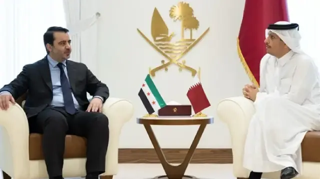 katar disisleri bakani suriyeli mevkidasi seybani ile dohada gorustu ersnr2Ai